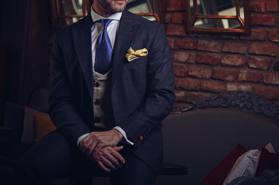 The well dressed man's pose!