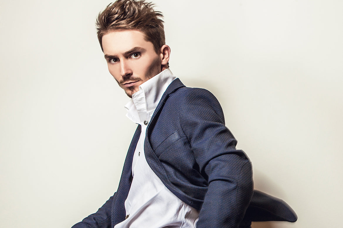 The casual but calculated look...